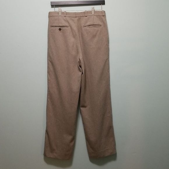 Vintage Alexander Julian tan wool pants. - Picture 4 of 5